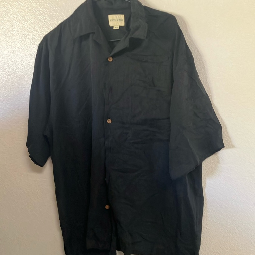 FINAL MARKDOWN Joseph & feiss tone on tone silk shirt medium